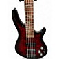 Used Schecter Guitar Research OMEN ELITE 5 Black Cherry Burst Electric Bass Guitar