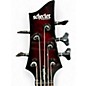 Used Schecter Guitar Research OMEN ELITE 5 Black Cherry Burst Electric Bass Guitar