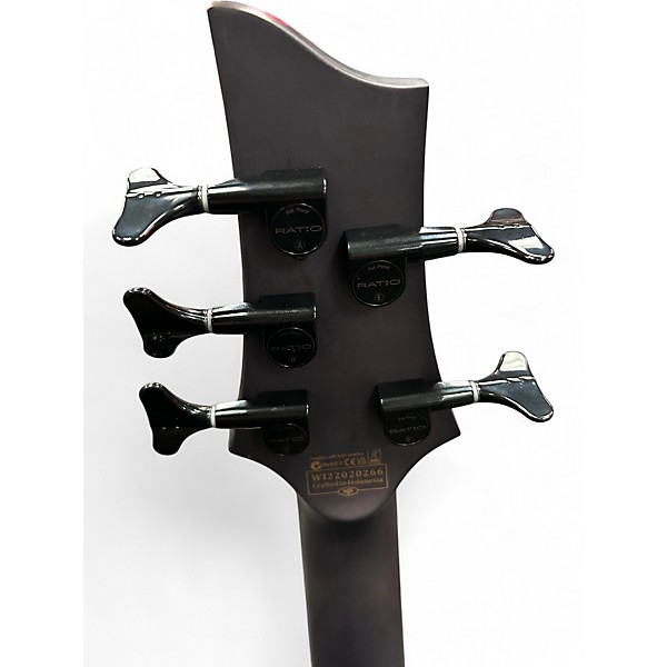 Used Schecter Guitar Research OMEN ELITE 5 Black Cherry Burst Electric Bass Guitar