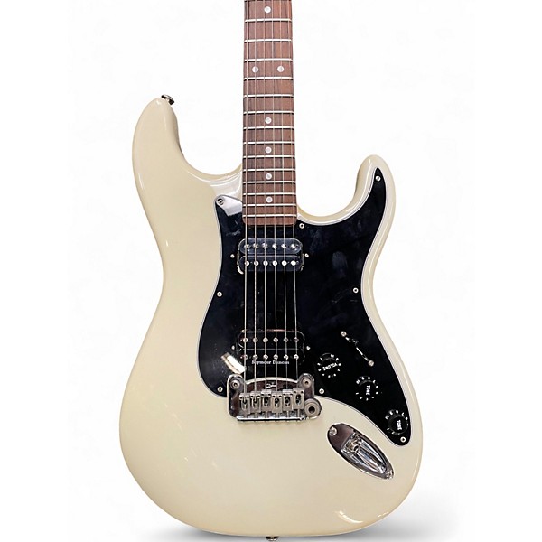 Used G&L Legacy HH Olympic Pearl Solid Body Electric Guitar