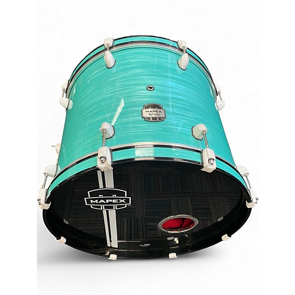 Used Mapex 5 Piece Mydentity GREEN Drum Kit