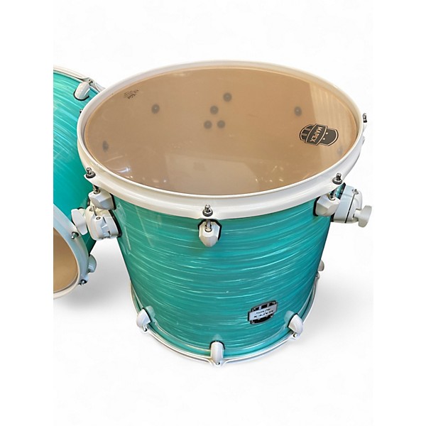 Used Mapex 5 Piece Mydentity GREEN Drum Kit