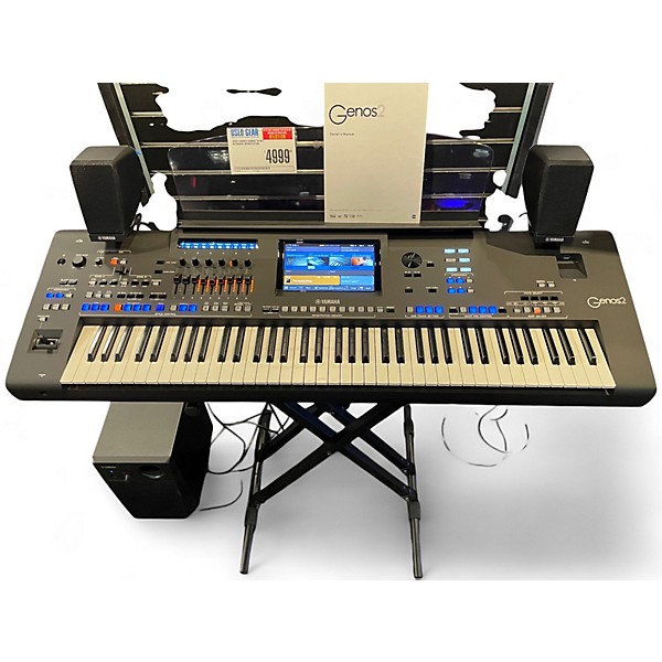 Used Yamaha GENOS2 76 Key Keyboard Workstation