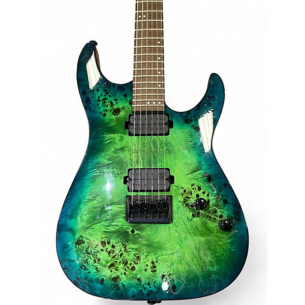 Used Schecter Guitar Research CR-6 Green Solid Body Electric Guitar
