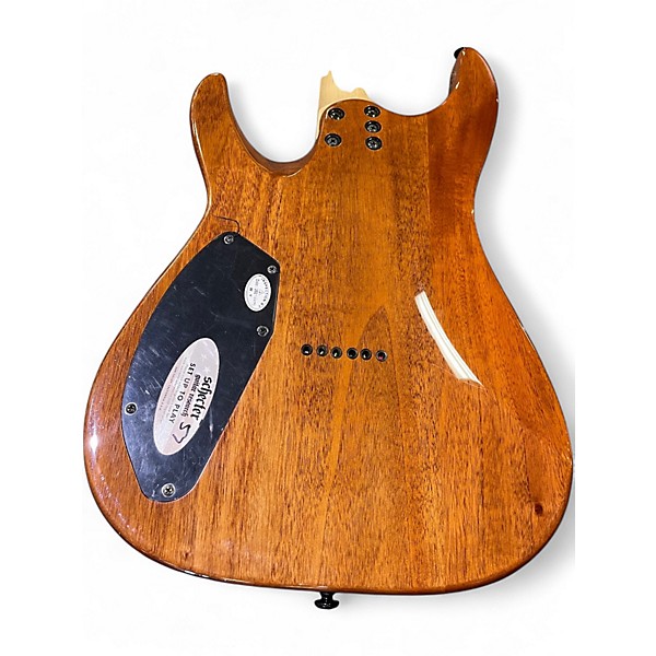 Used Schecter Guitar Research CR-6 Green Solid Body Electric Guitar