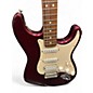 Used 2004 Fender Standard Stratocaster Oxblood Red Solid Body Electric Guitar thumbnail