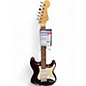 Used 2004 Fender Standard Stratocaster Oxblood Red Solid Body Electric Guitar