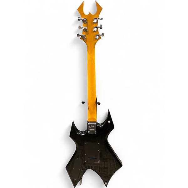 Used B.C. Rich warlock platinium Black Solid Body Electric Guitar