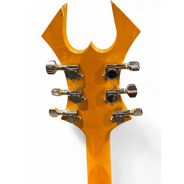 Used B.C. Rich warlock platinium Black Solid Body Electric Guitar