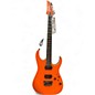 Used Ibanez RGR5221-TFR TRANS FLOURESCENT ORANGE Solid Body Electric Guitar thumbnail