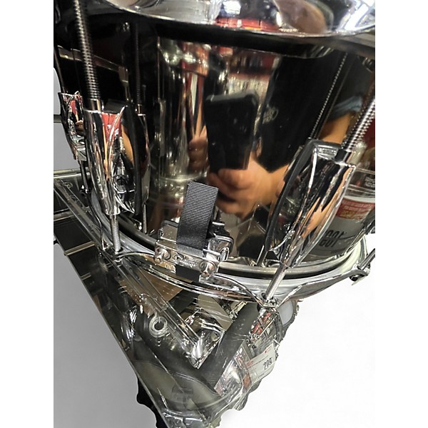 Used Gretsch Drums 6.5X14 Black Nickel Over Steel Black Drum