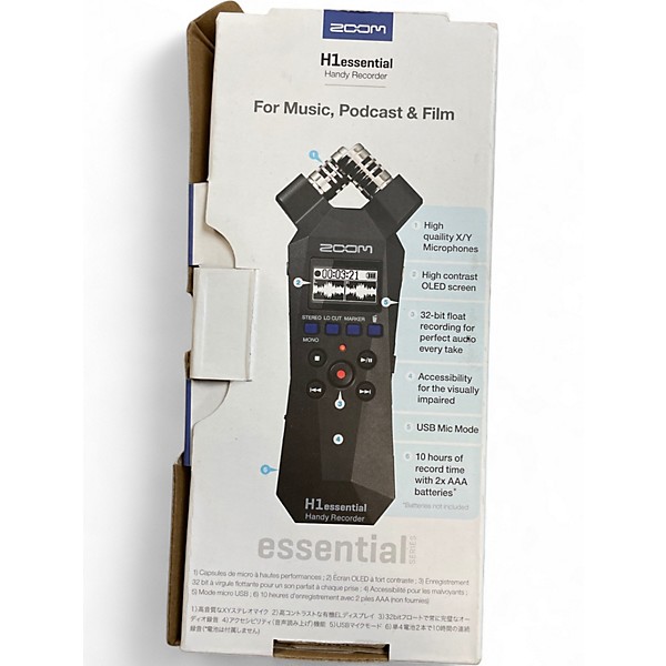 Used Zoom H1 MultiTrack Recorder