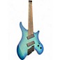 Used Agile GEODESIC Blue Solid Body Electric Guitar thumbnail
