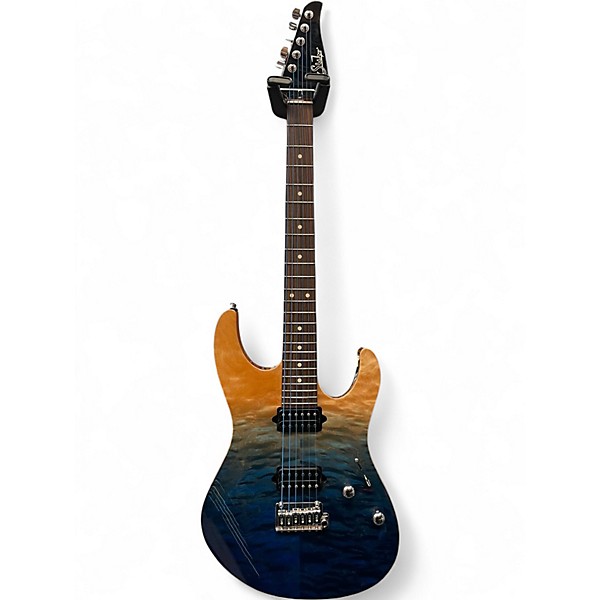 Used 2024 Suhr Modern Set Neck Teal Fade Solid Body Electric Guitar
