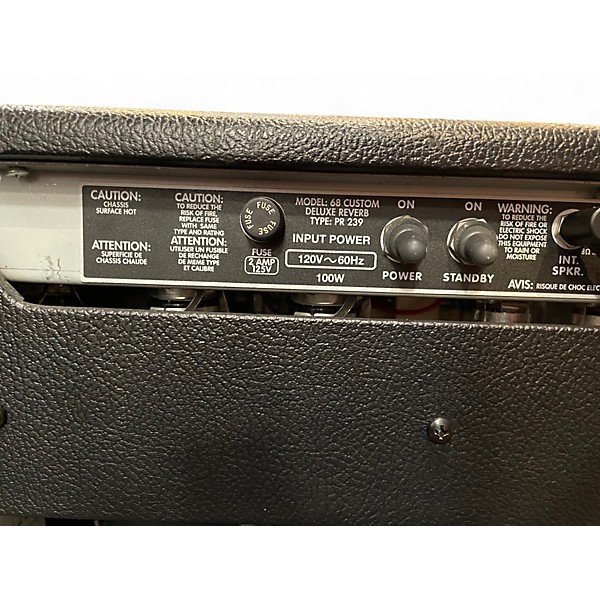 Used 2014 Fender 1968 Custom Deluxe Reverb 22W 1x12 Tube Guitar Combo Amp