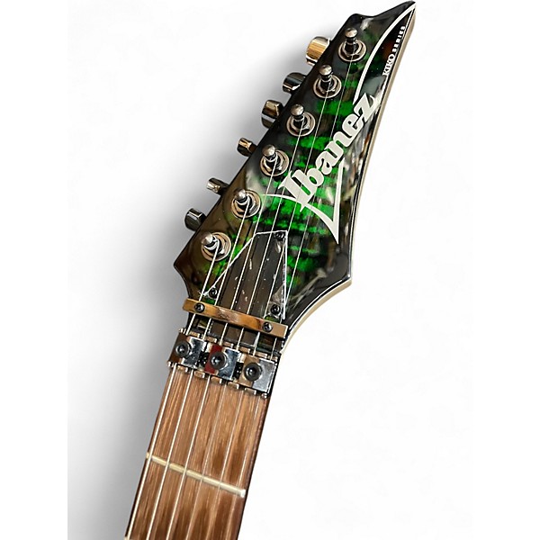 Used Ibanez KIKOSP3 Emerald Green Solid Body Electric Guitar