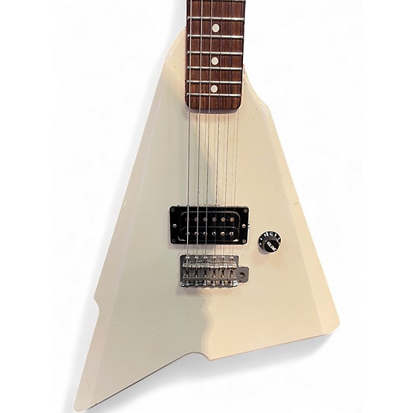 Vintage 1980s Squier KATANA Olympic White Solid Body Electric Guitar