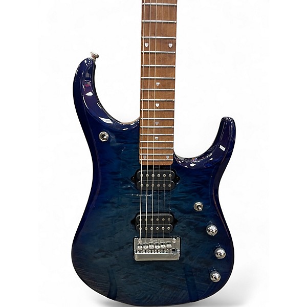 Used Ernie Ball Music Man JP15 John Petrucci Signature BFR BLUEBERRY BURST Solid Body Electric Guitar