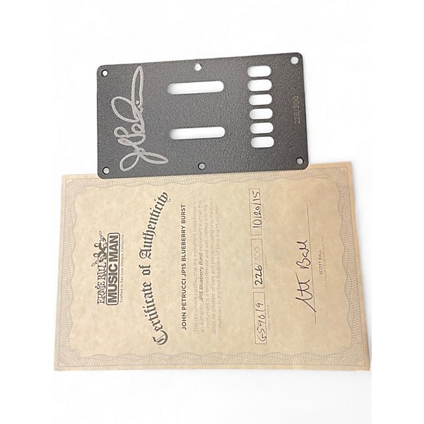 Used Ernie Ball Music Man JP15 John Petrucci Signature BFR BLUEBERRY BURST Solid Body Electric Guitar