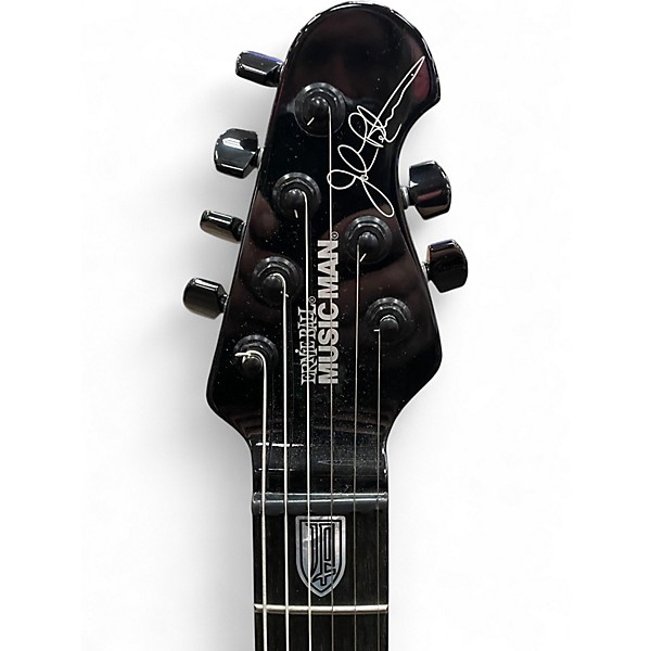 Used Ernie Ball Music Man GC 47th Anniversary JPX Signature Trans Black Solid Body Electric Guitar