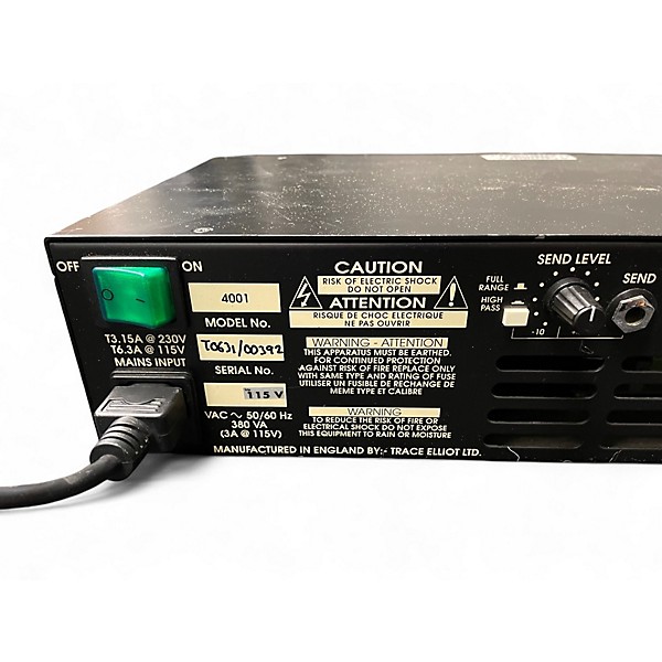 Used Trace Elliot GP12 SMX Bass Preamp