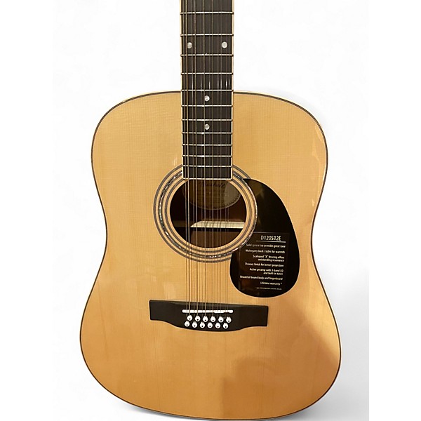 Used Mitchell D120S12E Natural 12 String Acoustic Electric Guitar