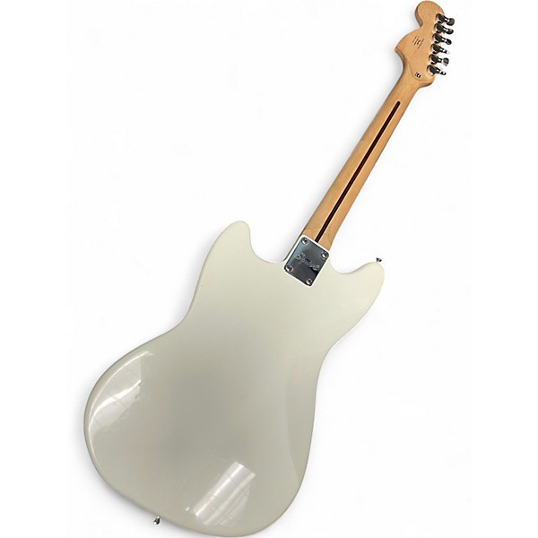 Used Squier Bullet Mustang HH Antique White Solid Body Electric Guitar