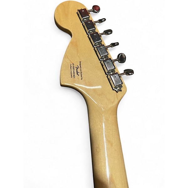 Used Squier PARANORMAL TROUBLEMAKER TELECASTER GOLD SPARKLE Solid Body Electric Guitar