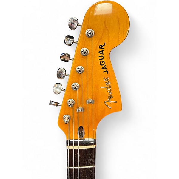 Used Fender Modern Player Jaguar 3 Color Sunburst Solid Body Electric Guitar