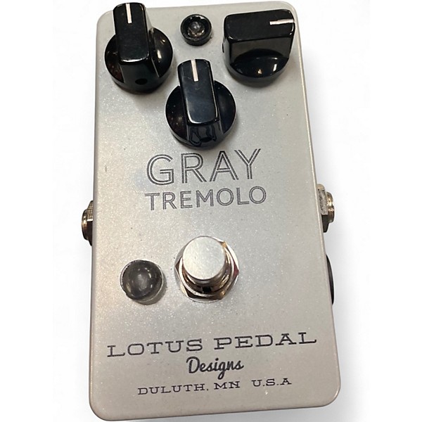 Used Lotus GRAY TREMOLO Effect Pedal