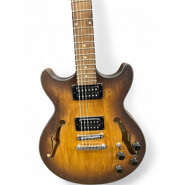Used Ibanez AM73B Archtop  flat tobacco Hollow Body Electric Guitar