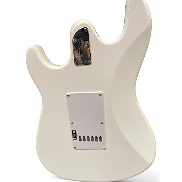 Used Sterling by Music Man Cutlass Canvas White Solid Body Electric Guitar