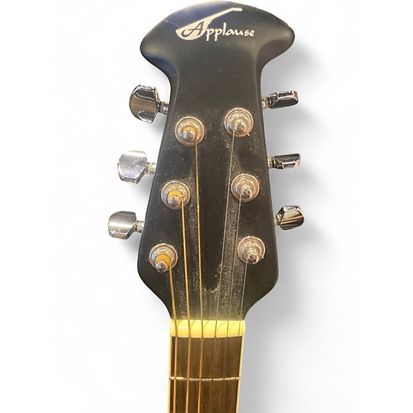 Used Ovation Applause Black Acoustic Guitar