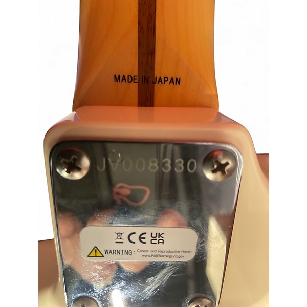 Used Fender MIJ JV 60'S STRATOCASTER Olympic White Solid Body Electric Guitar