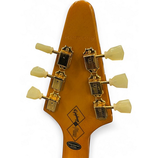 Used Epiphone Korina Flying V Korina Electric Bass Guitar