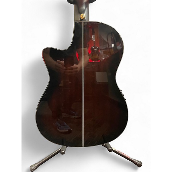 Used Ibanez GA35TCE Vintage Sunburst Classical Acoustic Electric Guitar