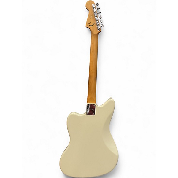 Used Squier J Mascis Jazzmaster Vintage White Solid Body Electric Guitar