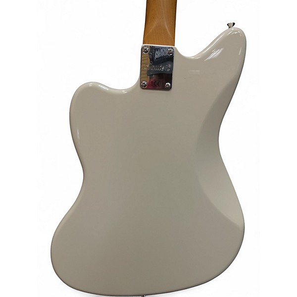 Used Squier J Mascis Jazzmaster Vintage White Solid Body Electric Guitar