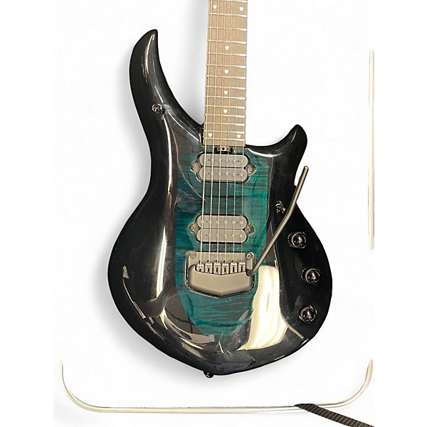 Used Ernie Ball Music Man John Petrucci Majesty 6 Emerald Sky Solid Body Electric Guitar
