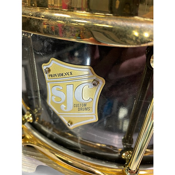 Used SJC Drums 14in Providence Black Onyx Drum