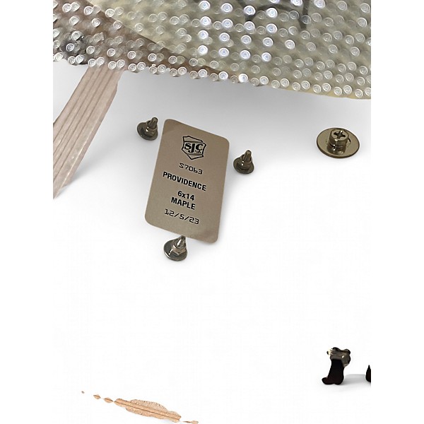 Used SJC Drums 14in Providence Black Onyx Drum