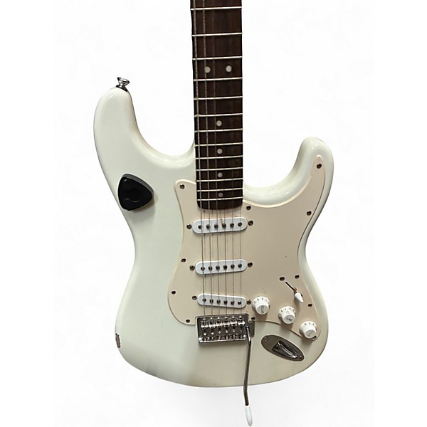Used Squier Bullet Stratocaster Olympic White Solid Body Electric Guitar