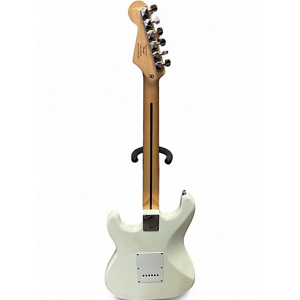 Used Squier Bullet Stratocaster Olympic White Solid Body Electric Guitar
