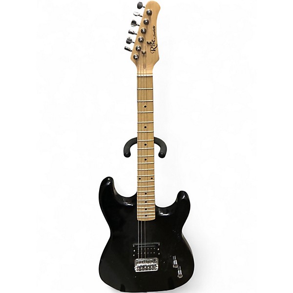 Used Rise by Sawtooth rise  black Solid Body Electric Guitar