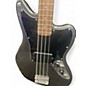 Used Squier Affinity Jaguar Charcoal Frost Metallic Electric Bass Guitar