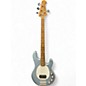 Used Sterling by Music Man Ray34 Firemist Silver Electric Bass Guitar thumbnail