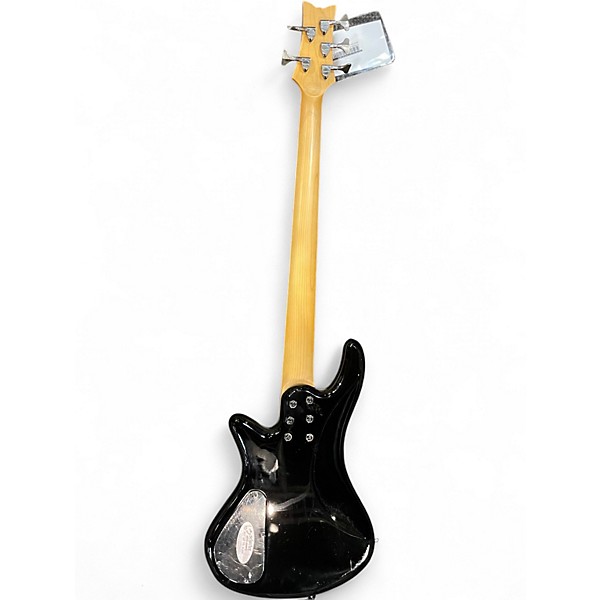 Used Schecter Guitar Research Stiletto Extreme 5 String Crimson Red Trans Electric Bass Guitar