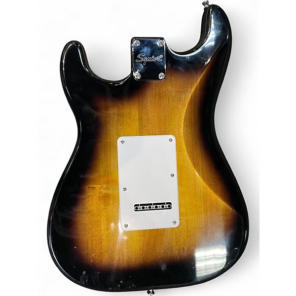 Used Squier Standard Stratocaster Brown Sunburst Solid Body Electric Guitar