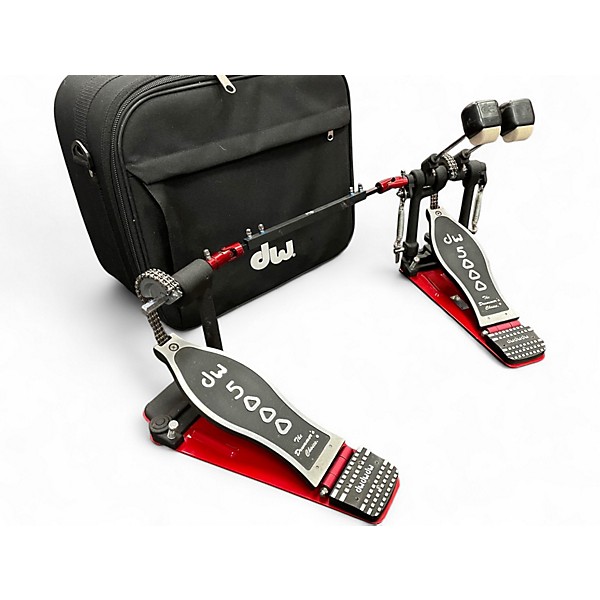 Used DW 5000 Series Double Double Bass Drum Pedal