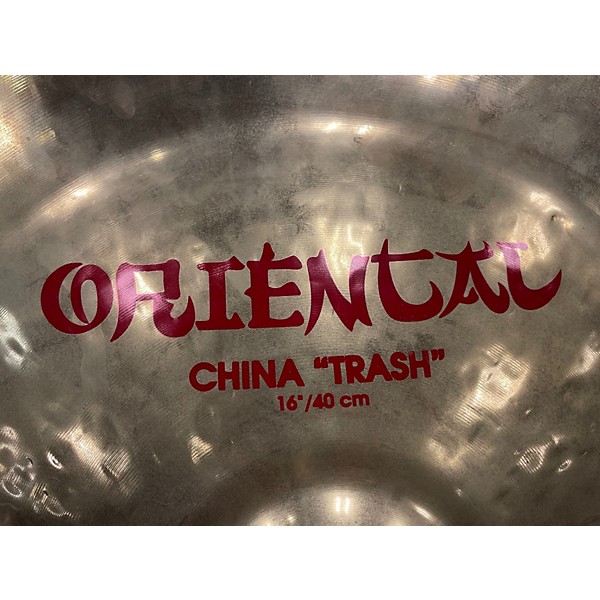 Used Zildjian 16in Oriental China Trash Cymbal